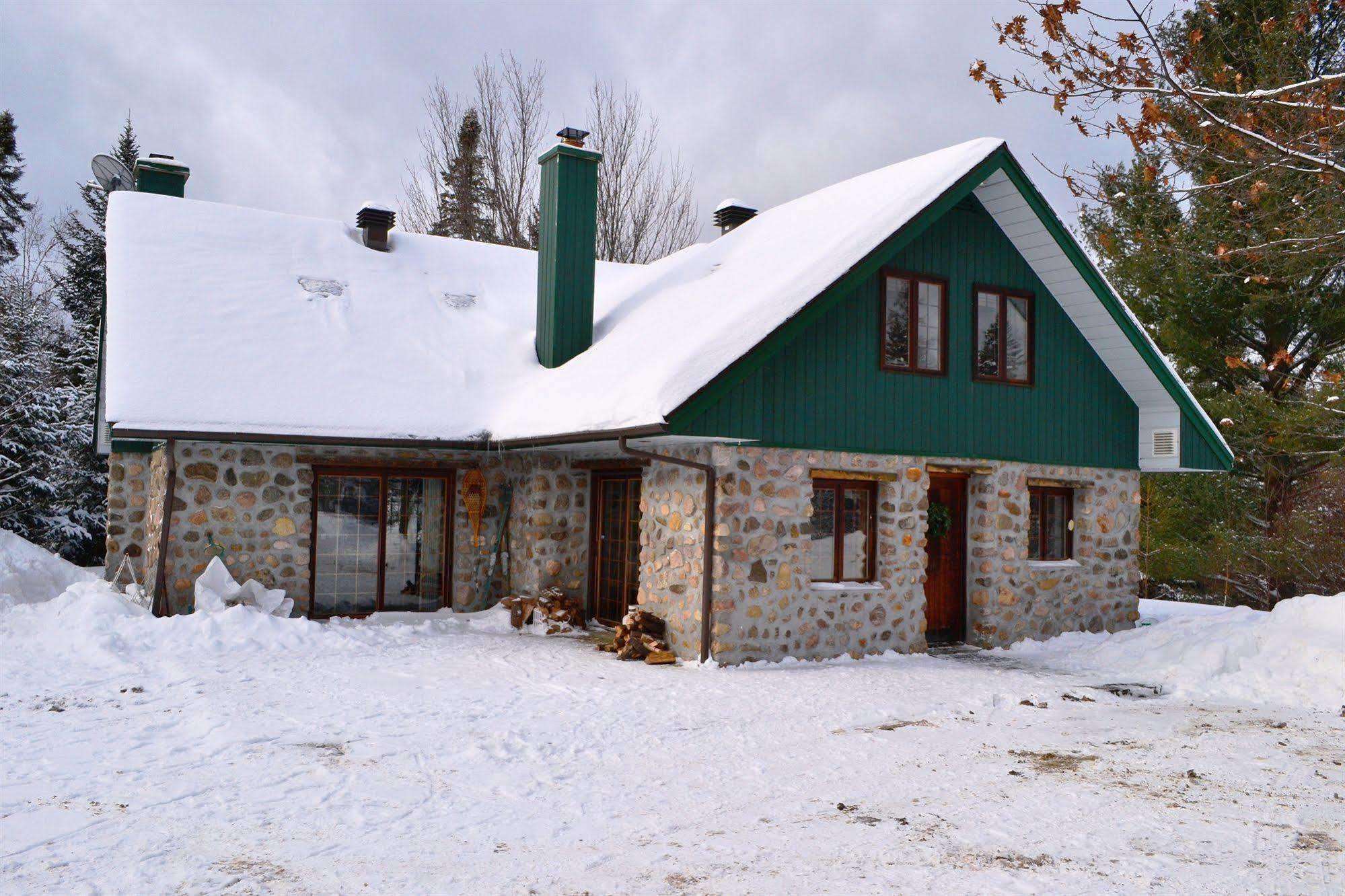 Chalet Rustique Crds Tremblant Lac Superieur Exterior photo